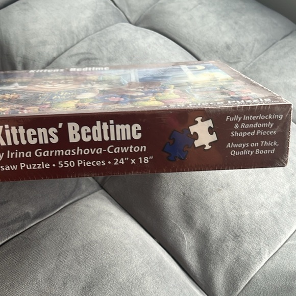 “550 Piece Puzzle: Kitten’s Bedtime” - Picture 2 of 7